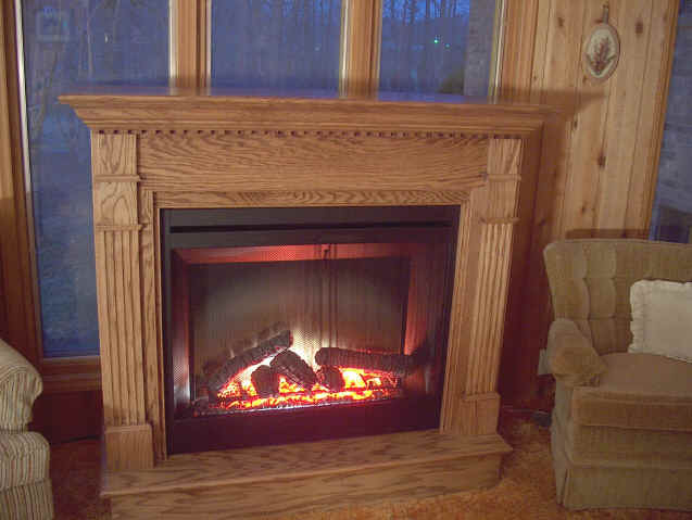 Electric Fireplace dealer in Winston Salem - See this best of show Dimplex Optiflame on Display